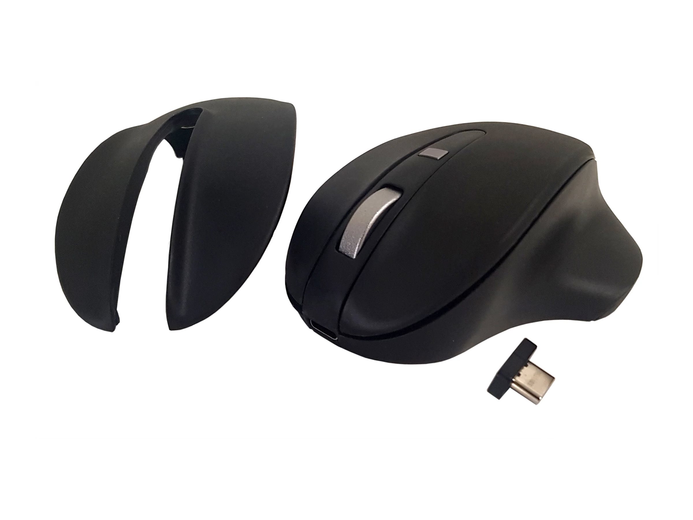 Matias PRO Ergonomische Maus Kabellos 2.4 GHz Schwarz