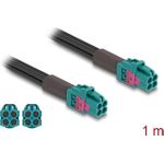 Delock Kabel Mini FAKRA Z Buchse quad zu Mini FAKRA Z Buchse quad A-Typ (90117)