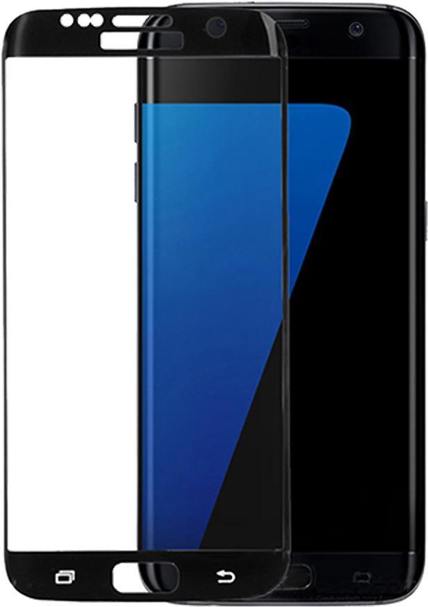 CYOO - Samsung G925F Galaxy S6 Edge - 3D Glas Displayschutz / Displayschutzfolie - Schwarz