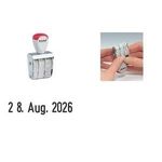trodat Datumstempel Classic 54131 26x4mm silber