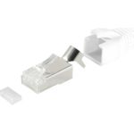 S/CONN Quality RJ45-Stecker SET für Verlegekabel bis AWG 23 mit Zugentlastung (1667206710W)