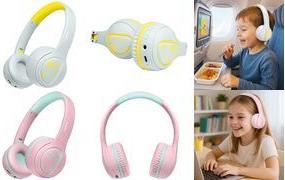 LogiLink BT0073BL On Ear Kopfhörer Bluetooth kabelgebunden Hellblau Gelb Faltbar (BT0073BL)