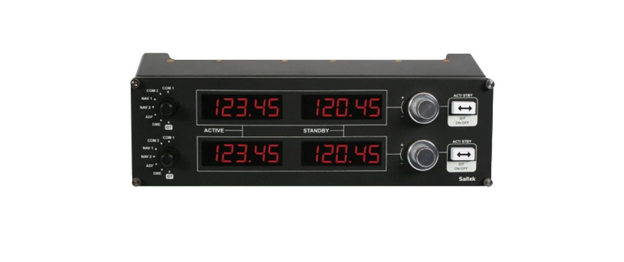 Logitech G Saitek Pro Flight Radio Panel USB Schwarz