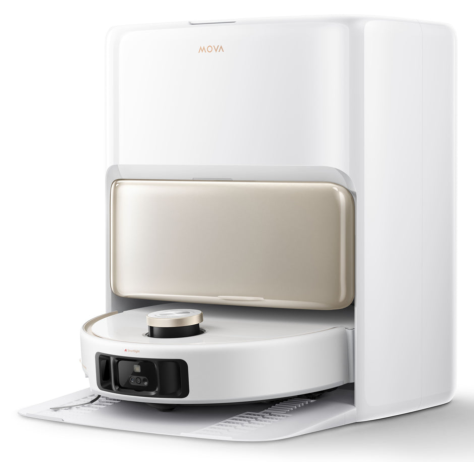 Dreame MOVA V50 Ultra Complete Saug- und Wischroboter mit Reinigungsstation 24000 Pa Weiß