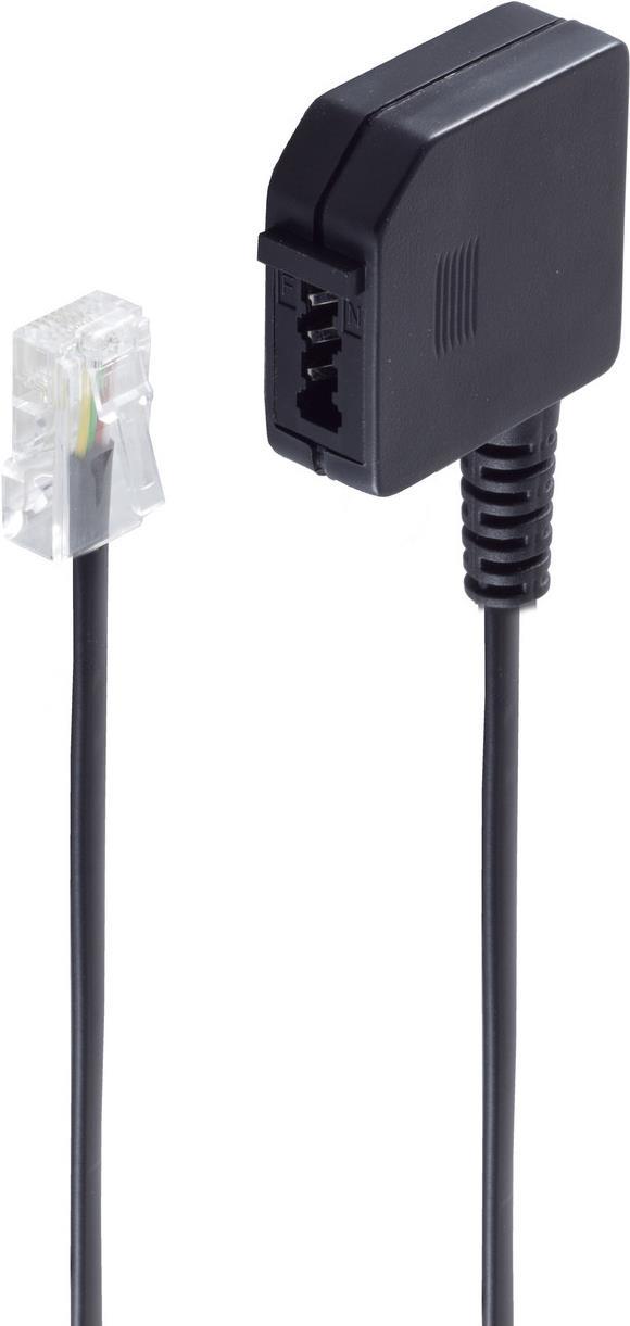 shiverpeaks BS71041 Telefonkabel 0,2 m Schwarz (BS71041)