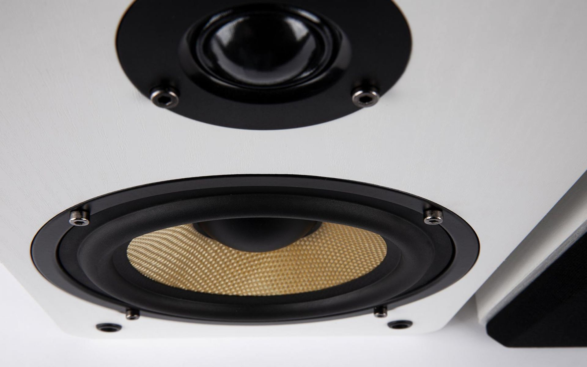 Audioblock Block S-250 2-Wege Lautsprecher-Paar 40 W Weiß
