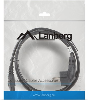 Lanberg CA-C5CA-11CC-0018-BK Stromkabel Schwarz 1,8 m CEE7/7 C5-Koppler (CA-C5CA-11CC-0018-BK)