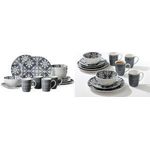 Ritzenhoff & Breker Kombiservice SALINA, 16-teilig aus Porzellan, spülmaschinengeeignet, Set bestehend aus: - 1 Stück (423136)