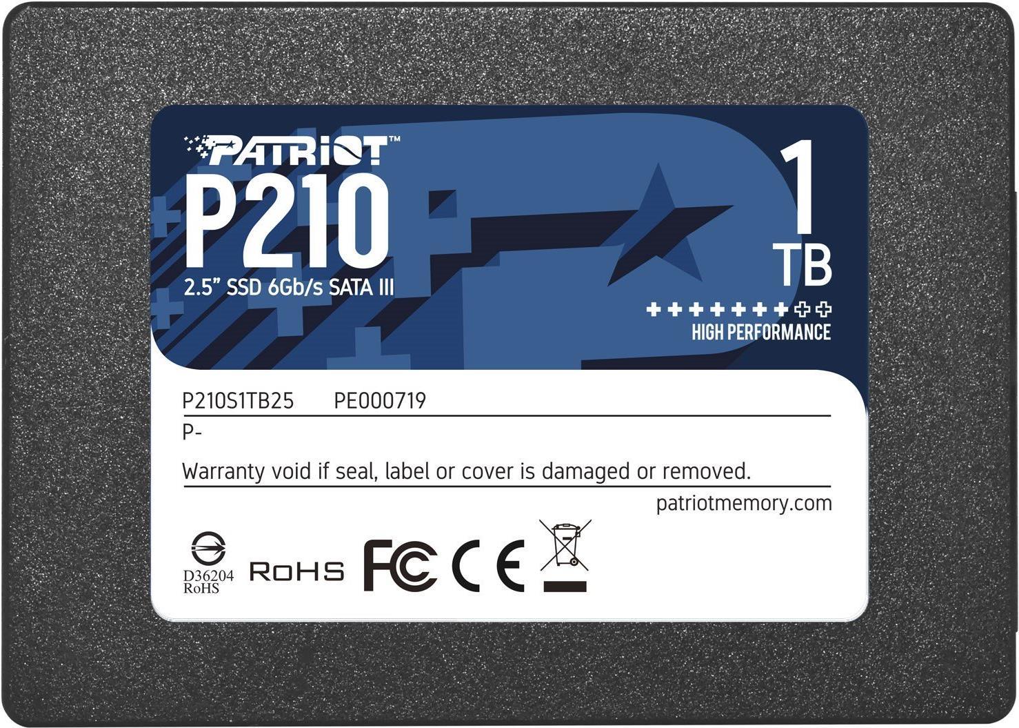 Patriot P210 SSD 1 TB (P210S1TB25)