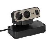 Brennenstuhl estilo Duplex Steckdosenleiste 1x USB C A 10x Schutzkontaktsteckdosen (1153580200)
