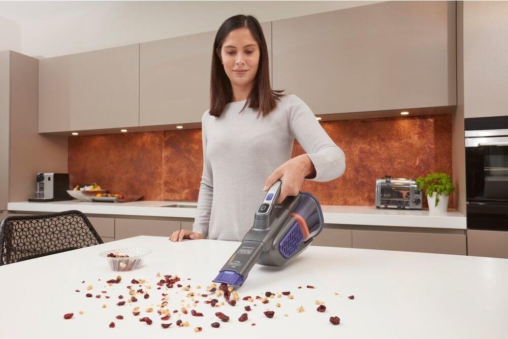 Black & Decker BHHV520BFP Handstaubsauger 21 min 0,7 l Schwarz, Violett