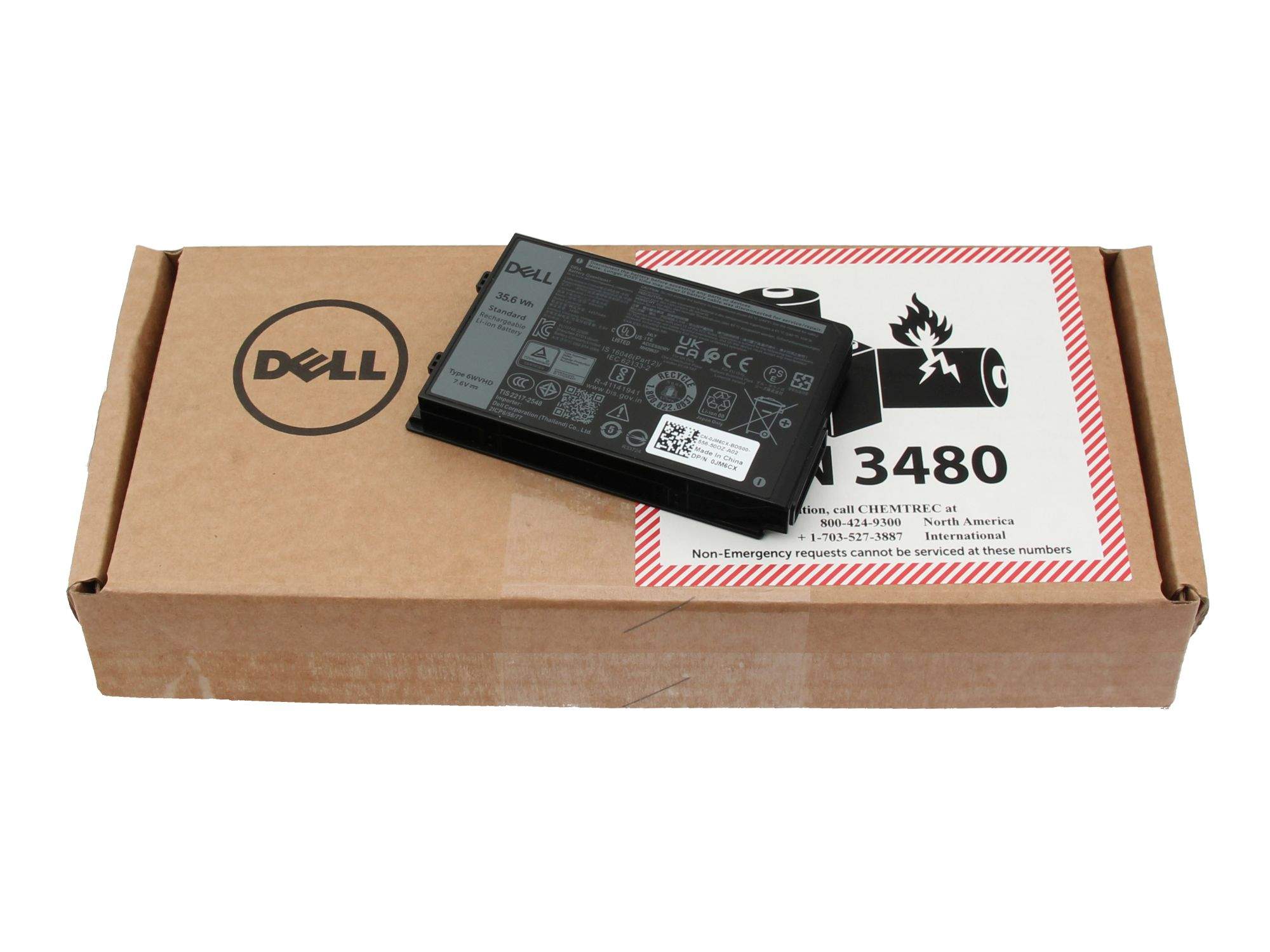Dell Interner Dell 2-Zellen-Hauptakku 35.6 Wh (451-BDDY)