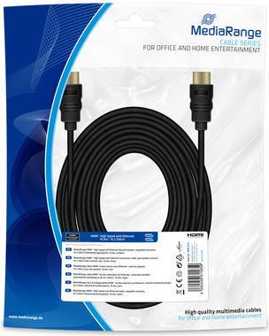 MediaRange MRCS212 HDMI-Kabel 10 m HDMI Typ A (Standard) Schwarz (MRCS212)