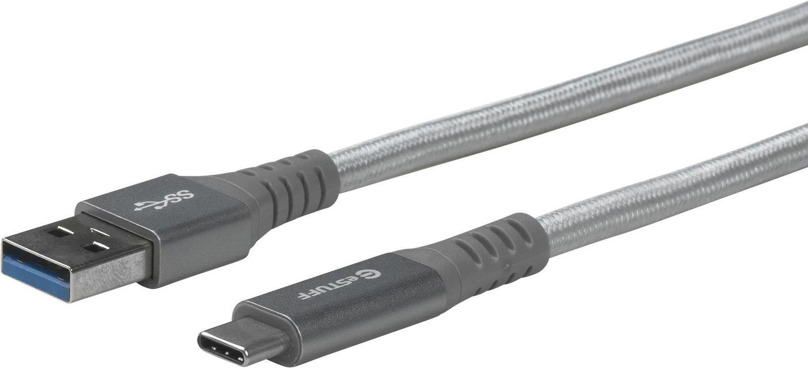 eSTUFF USB-Kabel USB-C (M) zu USB (M) (ES605151)