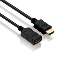 HDMI Verlängerungskabel, High Speed mit Ethernet, vergoldet, HDMI St. A / Bu. A, 1,5 m Hochwertiges Kabel zur Übertragung von digitalen Monitor- und TV-Signalen (399020015)