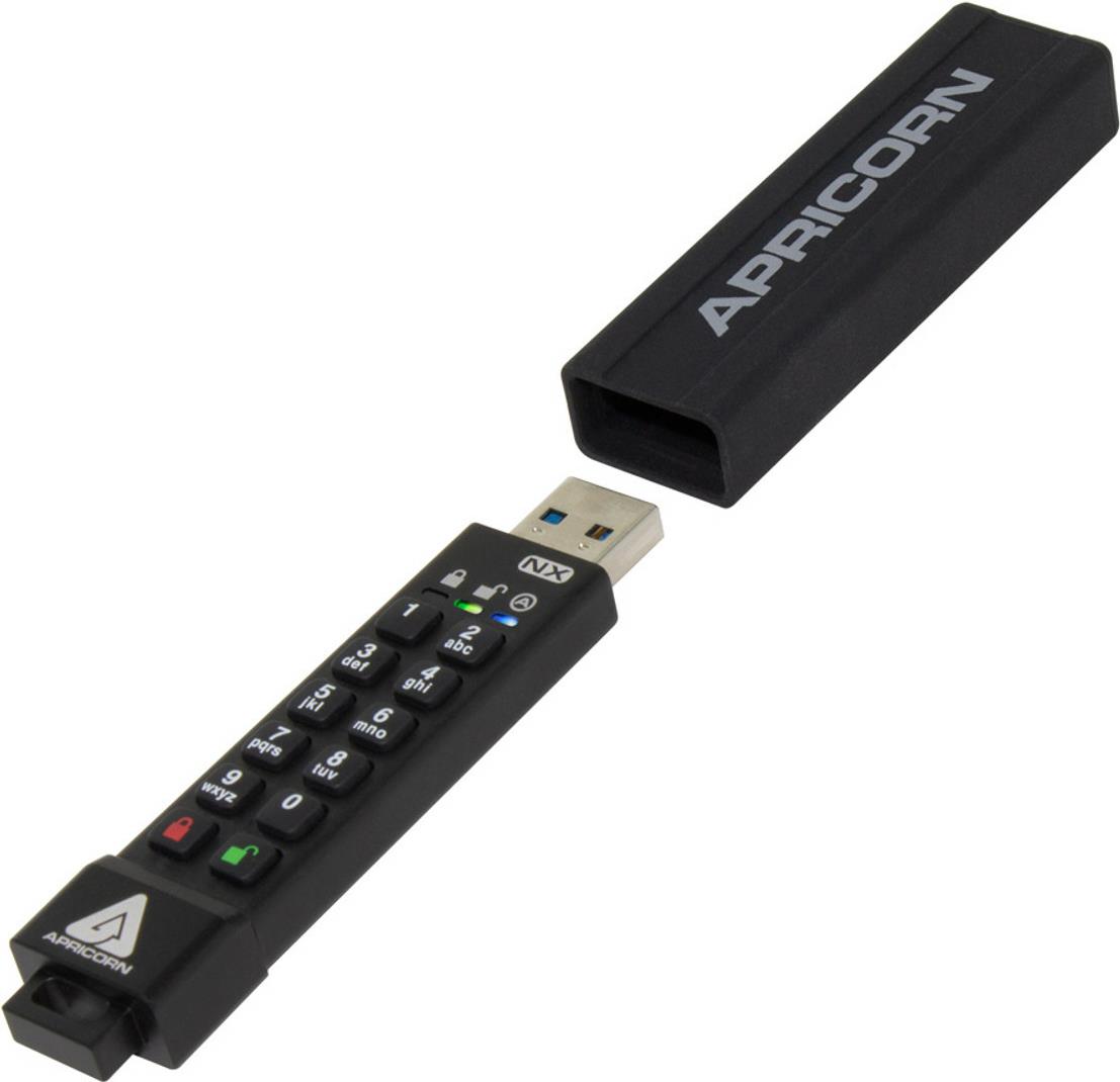 Apricorn Aegis Secure Key 3NX 256 GB USB 3.0 Schwarz