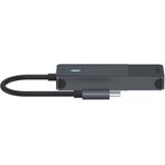 Rapoo UCH-4003 Schnittstellen-Hub USB 3.2 Gen 1 (3.1 Gen 1) Type-C 5000 Mbit/s Anthrazit (00217697)