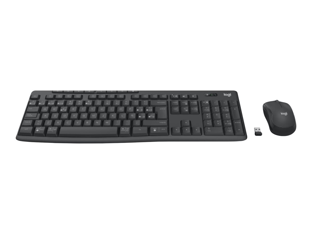 Logitech MK370 Combo for Business Tastatur- und Maus-Set Bluetooth LE QWERTZ Graphite