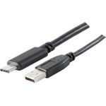 S-Conn 77143-1.8 1.8m USB A USB C Männlich Männlich Schwarz USB Kabel (77143-1.8)