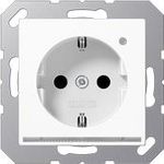 A 1520-O WW LNW SCHUKO-Steckdose 16A 250V LED-Orient.licht ws (A1520-OWWLNW)