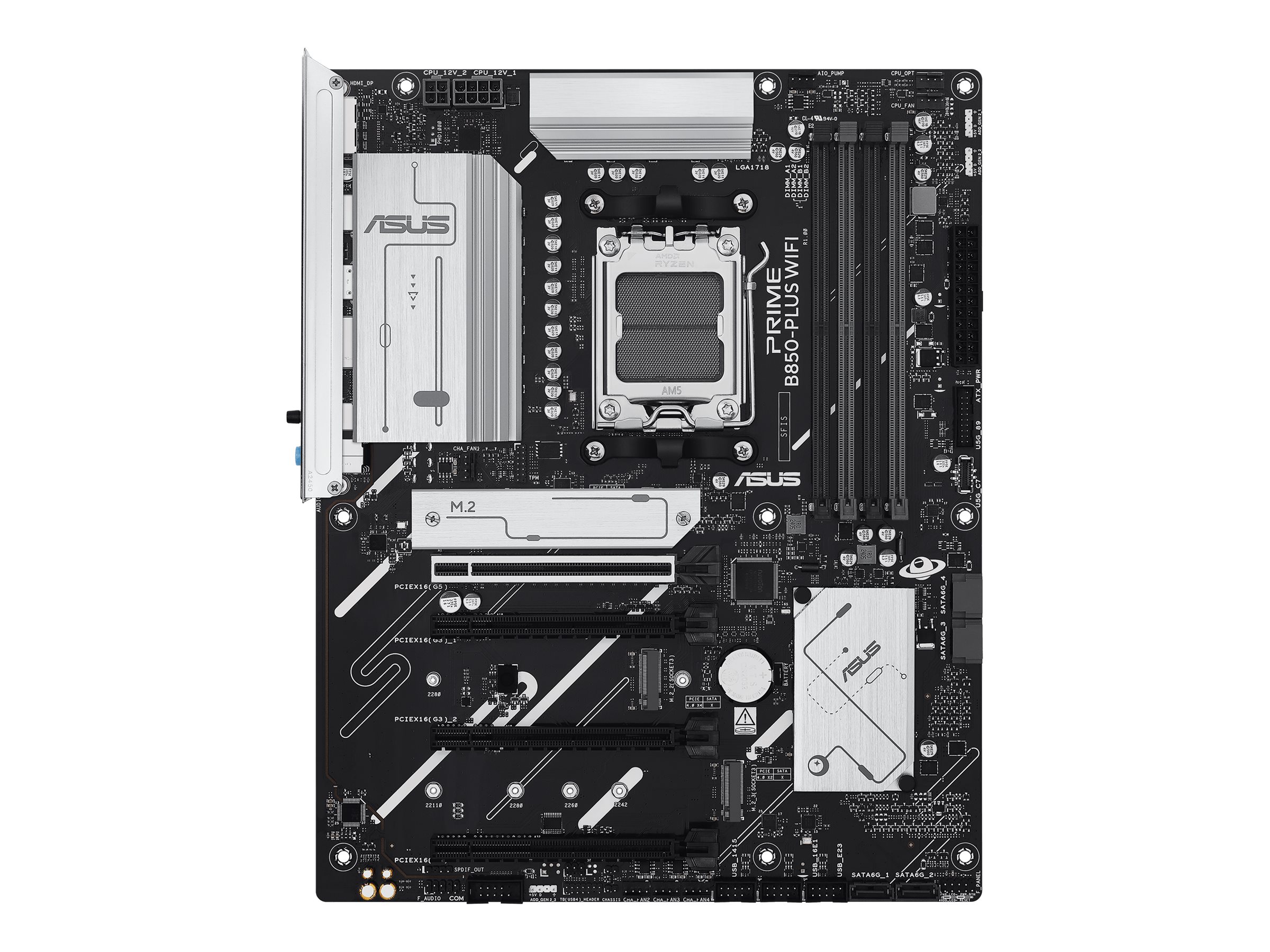 ASUS Prime B850-PLUS WIFI Mainboard ATX Sockel AM5 DDR5 Wi-Fi 6E Schwarz