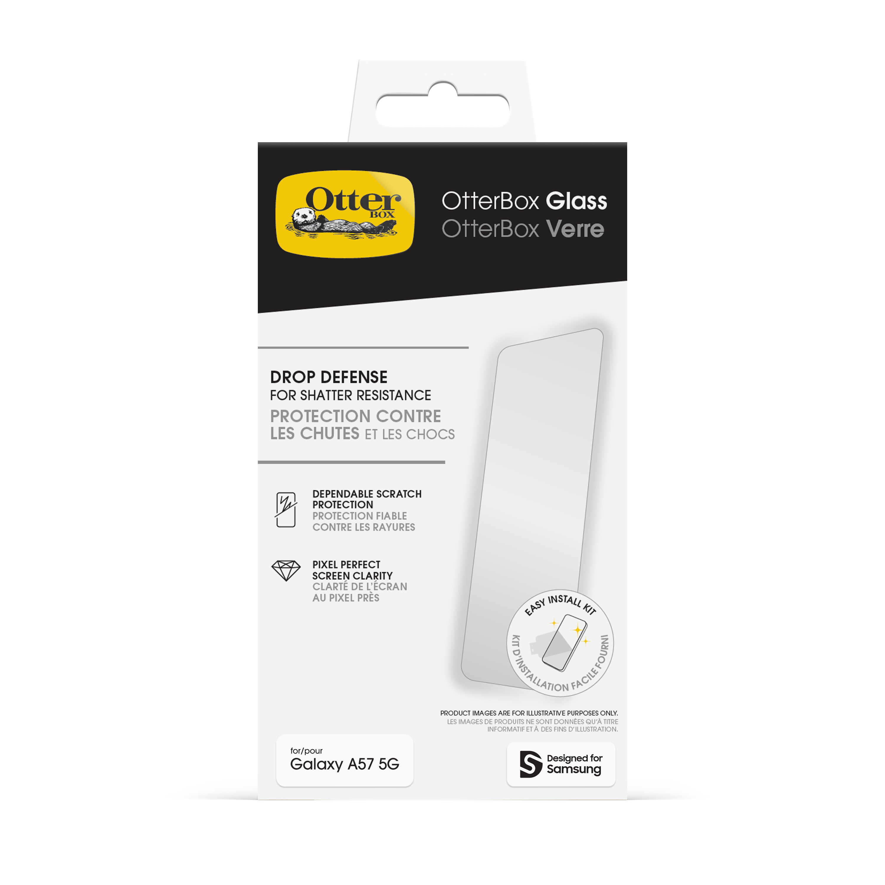 OtterBox Glass Displayschutzglas für Samsung Galaxy A57 5G 6.7" Transparent