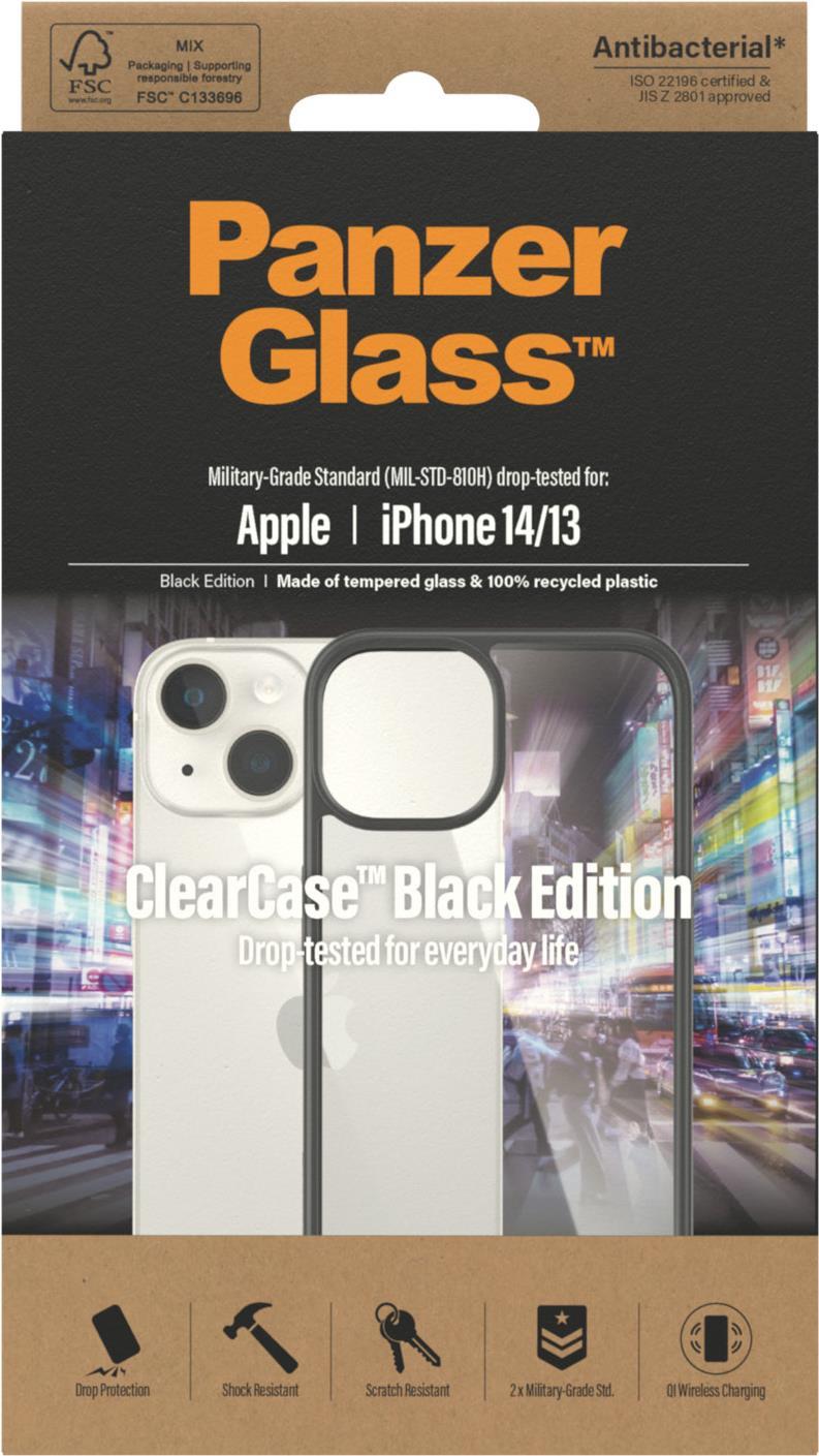 PanzerGlass ™ ClearCase Apple iPhone 2022 14 | 13 | Schwarz (0405)