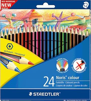 24 STAEDTLER Noris colour 185 Buntstifte farbsortiert (185 C24)