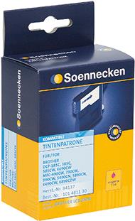 Soennecken Tintenpatrone 84137 wie Brother LC1100M magenta (84137)