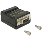 Delock RS-232 Tester DB9 female > DB9 male - Netzwerktester (87713)
