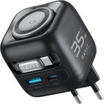 Havit UC250 A-EU - GaN-Reiseladegerät mit ausziehbarem Kabel (schwarz) (UC250 A-EU)