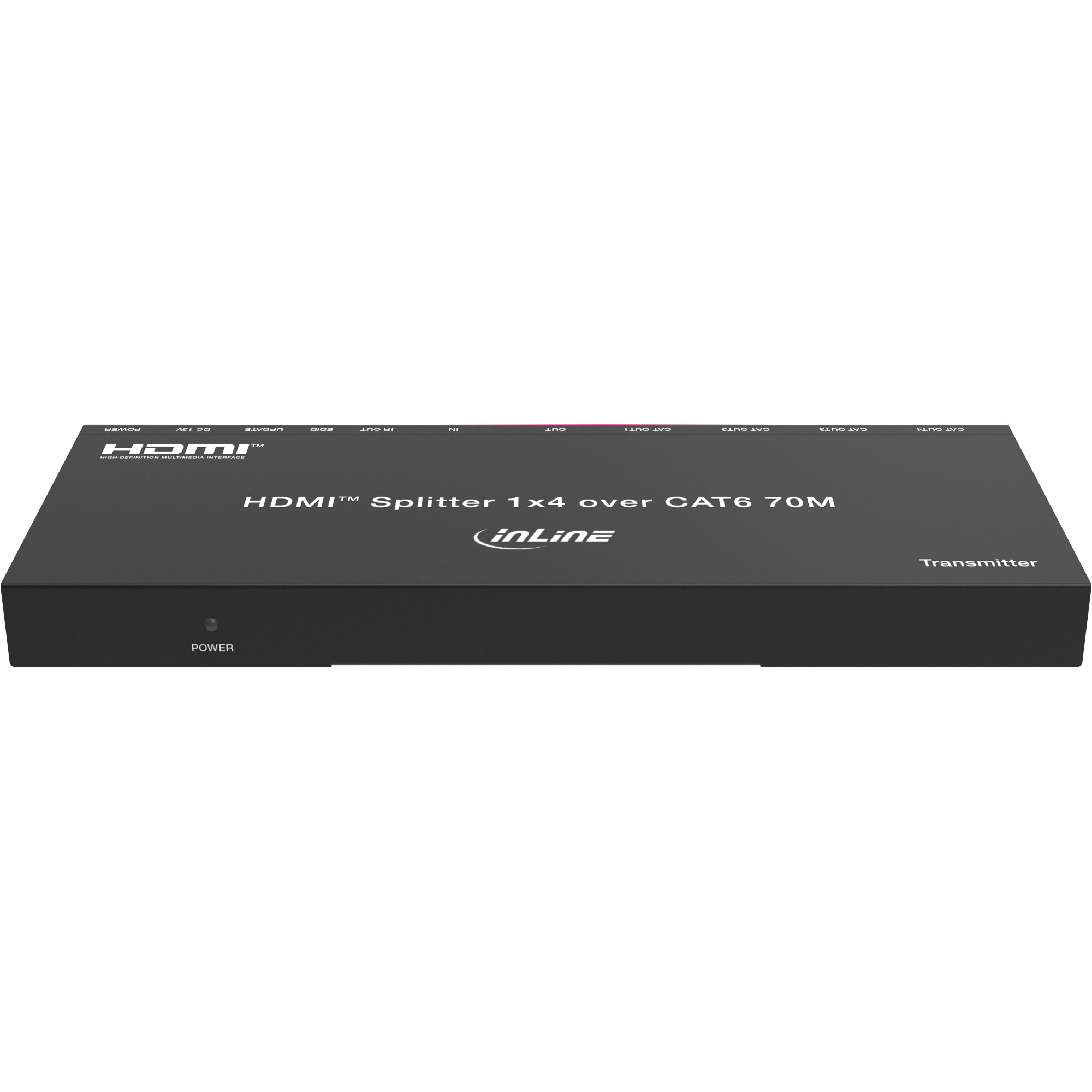 InLine 57886B Video-Splitter 1x4 HDMI 4K/30Hz Cat.6