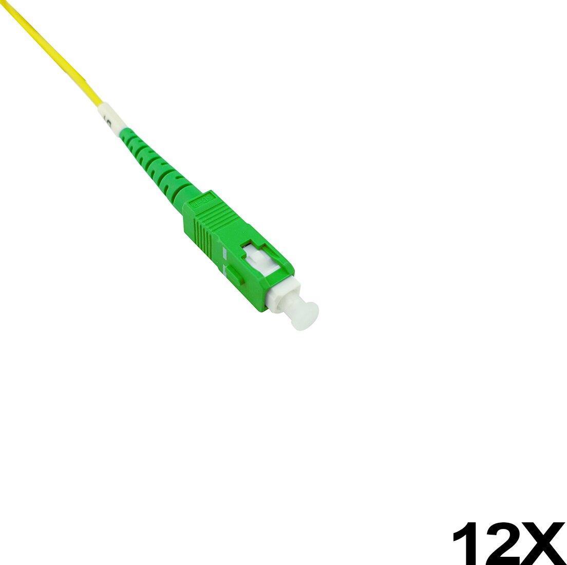 BlueOptics BOPTCSC-S-A InfiniBand/Glasfaserkabel 1 m 12x SC APC Gelb (BOPTCSC-S-A)