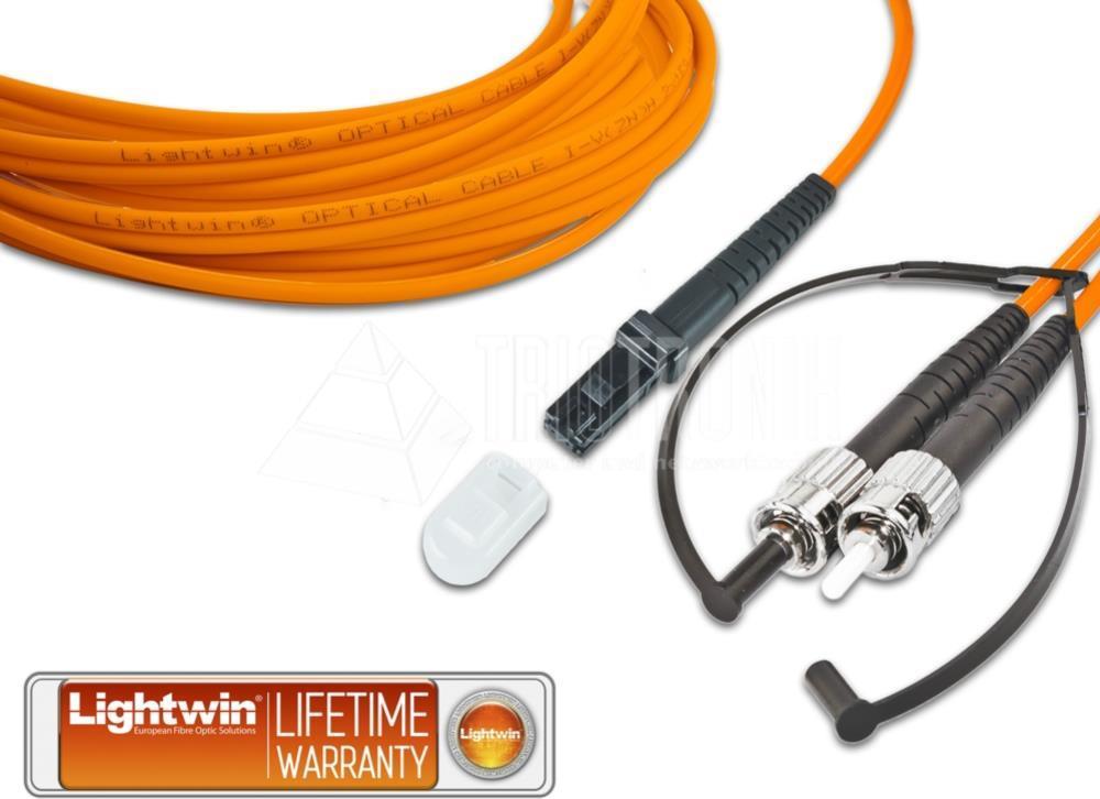 Lightwin High Quality Duplex LWL Patchkabel, MM OM2, MTRJ - ST LWL Patchkabel (LDP-50 MTRJ-ST 2.0)