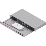 ZVK LSB1A224 LWL-Spleißgehäuse Basic 1HE 6x LC-Duplex Standard OM4 ausziehbar (LSB1A224)