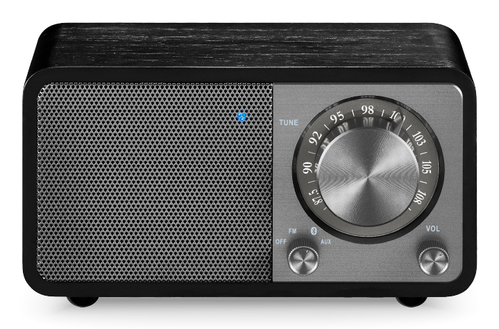 Sangean WR-7 Plus Tragbares FM-Radio Bluetooth 6 W RMS 40 h Akku Dunkle Eiche