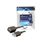 USB-Kabel MediaRange Verl. AA St/Bu 3.0m schwarz (MRCS111)