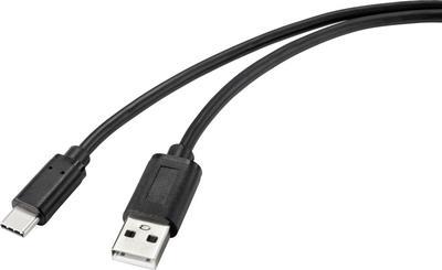 Renkforce RF-4695144 USB Kabel 2 m USB 2.0 USB A USB C Schwarz (RF-4695144)