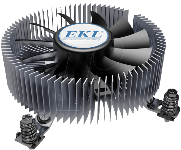 EKL Aktiver Aluminium CPU Kühler für Intel Durch eine geringe Höhe von nur 30mm eignet sich der EKL 21923 ideal für kompakten PC-Systeme, welche als Small Form Factor hergestellt werden (21910021023)