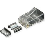 ROLINE RJ45-Stecker Kat.6A ungeschirmt+Einsatz 10 St. (21.17.3098)