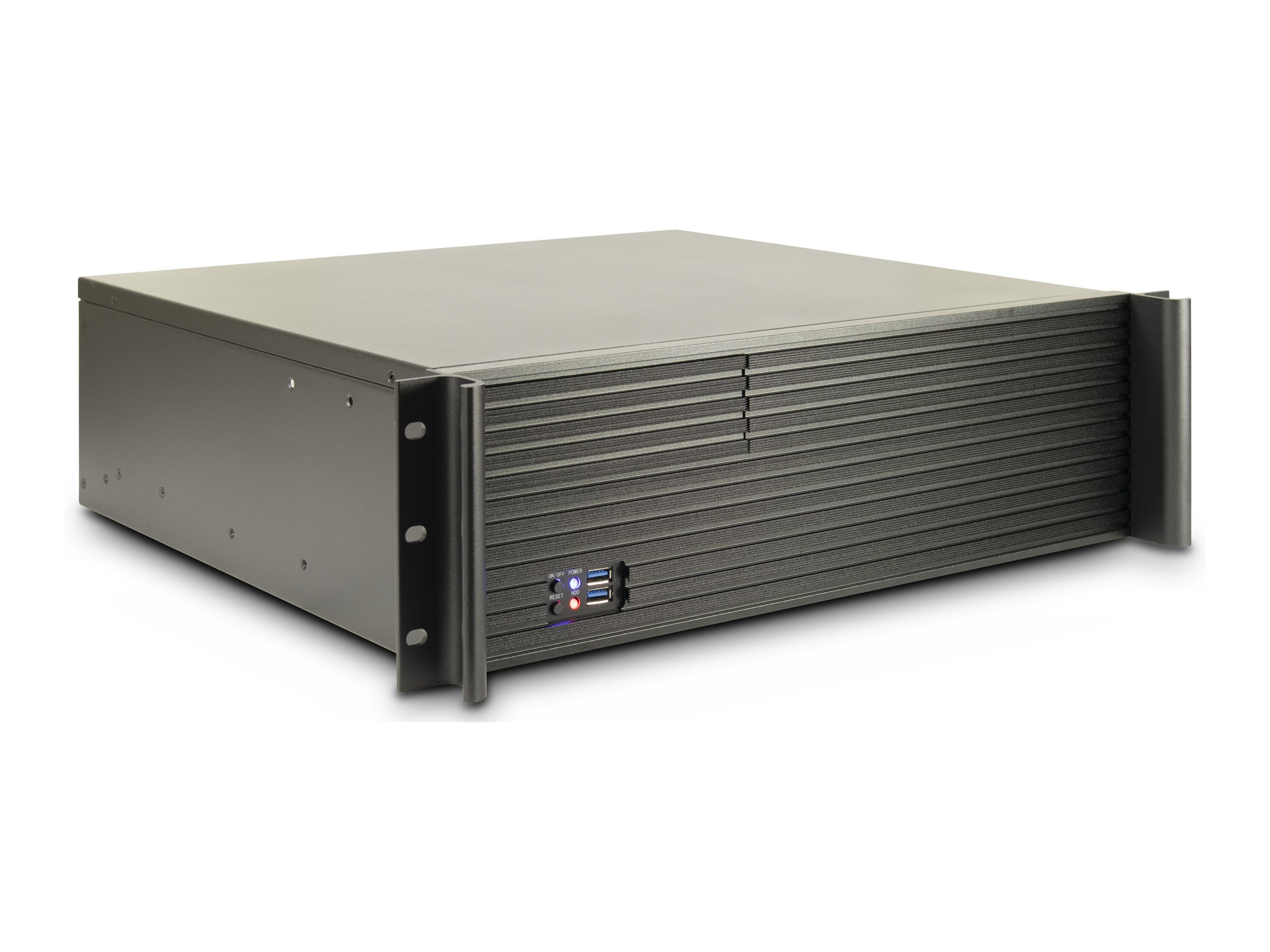 Inter-Tech IPC 3U-K-340L 3U Server-Gehäuse ATX Schwarz