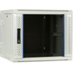 DSIT 9 HE Serverschrank, wendbares Wandgehäuse mit Glastür, Weiß (BxTxH) 600 x 600 x 501mm (DS6609W-DOUBLE)