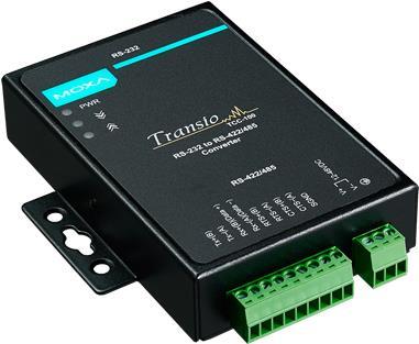 Moxa TCC-100 RS-232 RS-422/485 Schwarz - Grün Serieller Konverter/Repeater/Isolator (TCC-100)