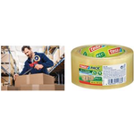 tesapack BIO & STRONG Verpackungsklebeband, 50 mm x 66 m transparent, aus 98% starkem, biobasiertem Material, - 1 Stück (58296-00000-00)
