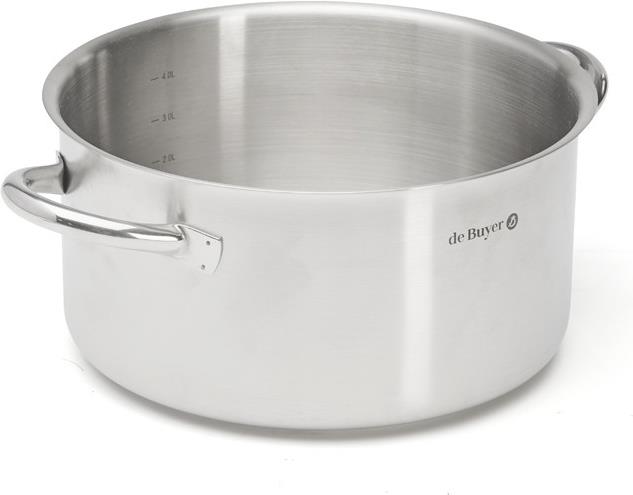 de Buyer 3505.24 Kochtopf 4 l Rund Edelstahl (DB3505-24)