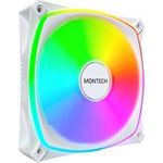 MONTECH AX120 PRO PWM Lüfter ARGB - 3er-Pack 120mm weiß (AX120 PRO WHITE 3 IN 1)