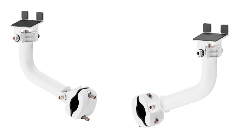 Oplite ScreenLockPro Monitorhalter für Flug- und Rennsimulator 45-57" Weiß