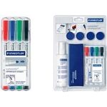 4 STAEDTLER compact Whiteboard-Marker farbsortiert 1,0 - 2,0 mm (341WP4)