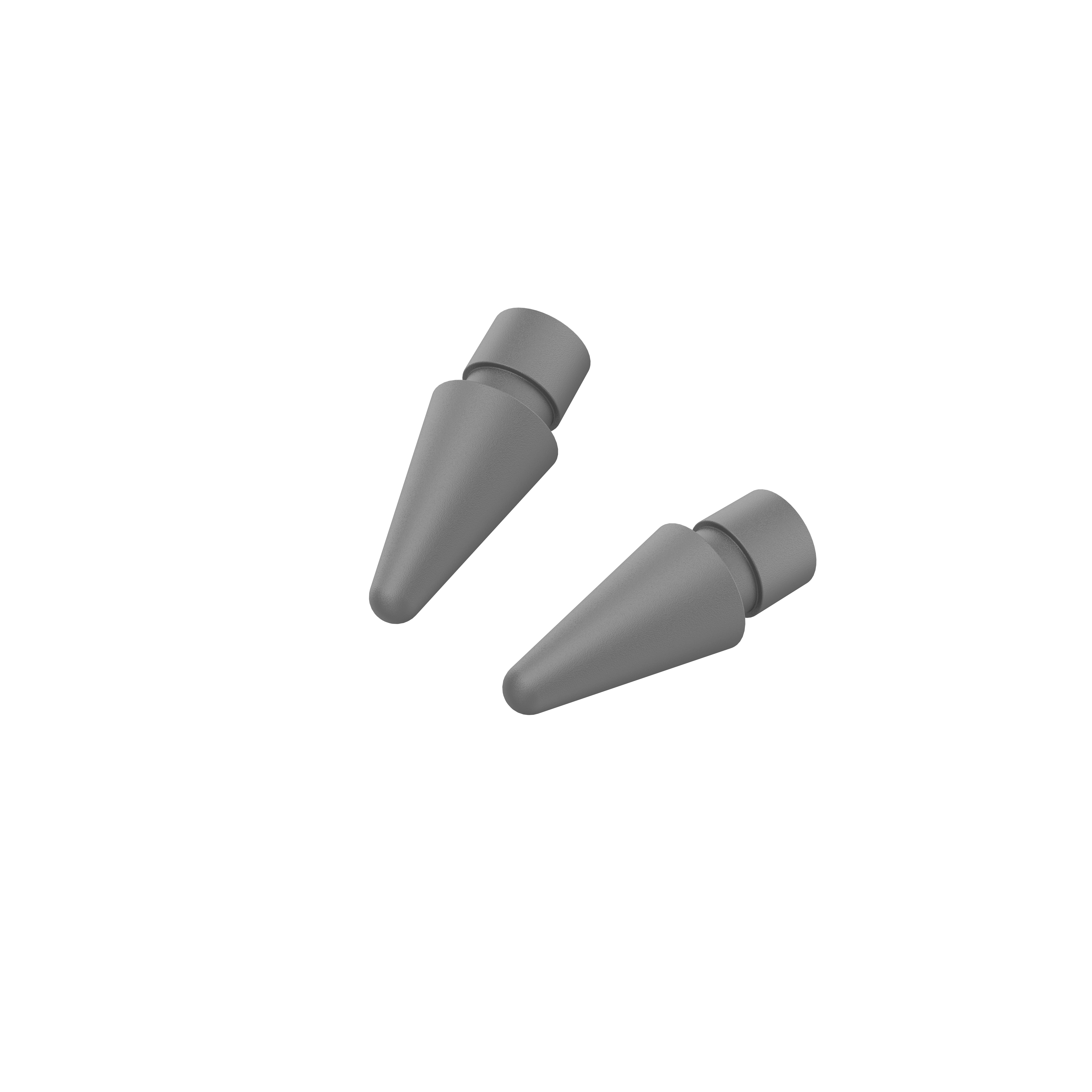 DEQSTER Ersatzspitzen für Pencil 2, 2 Stück – Grau