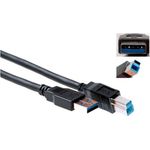 Advanced Cable Technology 0.5m USB 3.0 0.5m USB A USB B Männlich Männlich Schwarz USB Kabel (SB3016)